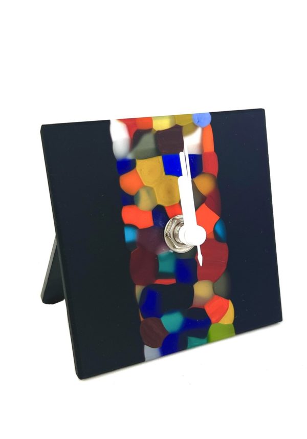 Lerp - Multicolored Murano Glass Table Clock