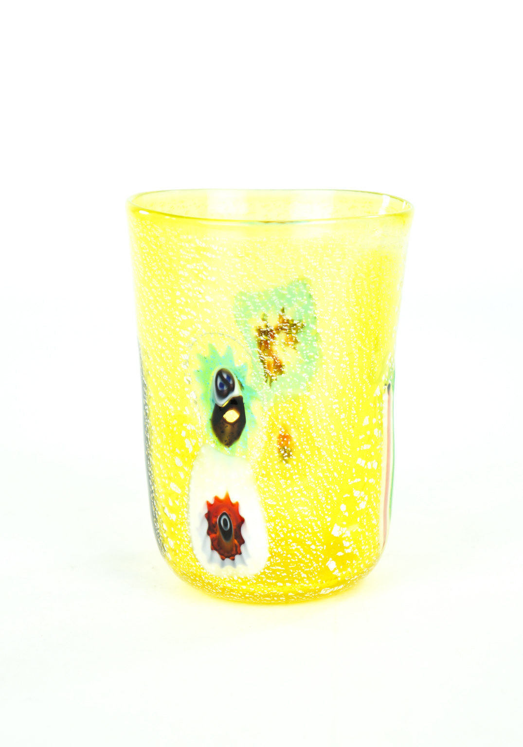 MURANO NASON MORETTI イエロー ライン オレンジ グラス ベネチアングラス ムラノ イタリア ワイングラス NASON&MORETTI