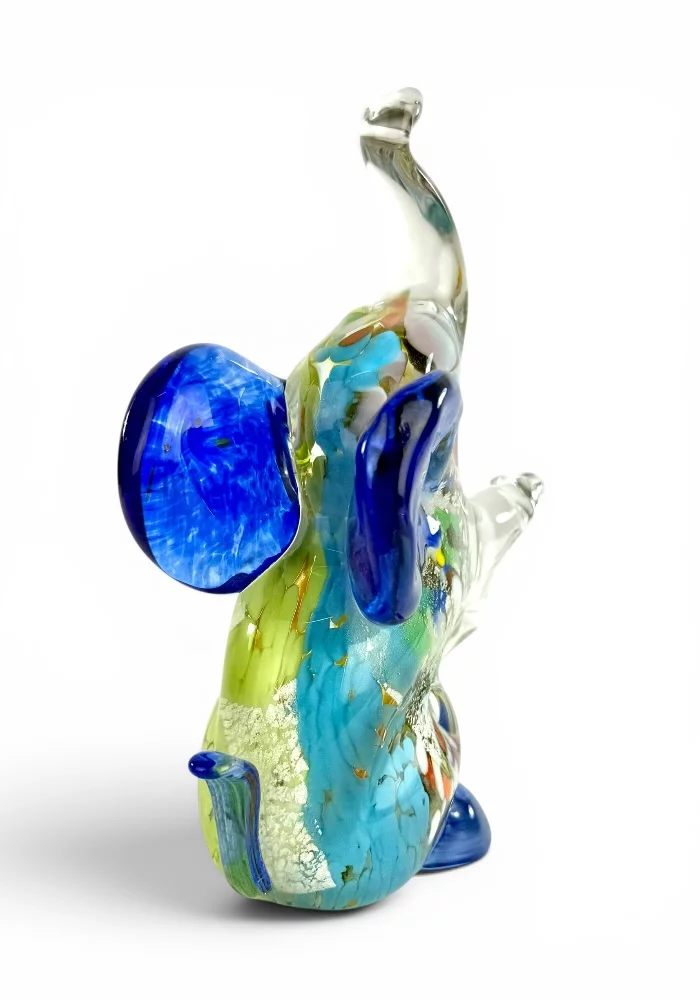 Collection Aida Sommerso - Murano Glass Animal Elephant - Made