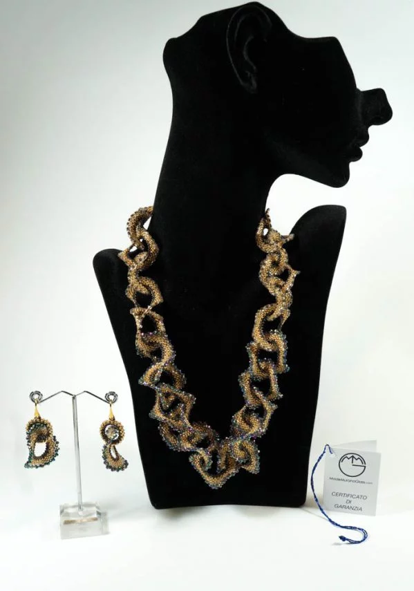 Onda - Necklace And Earrings - Murano Glass