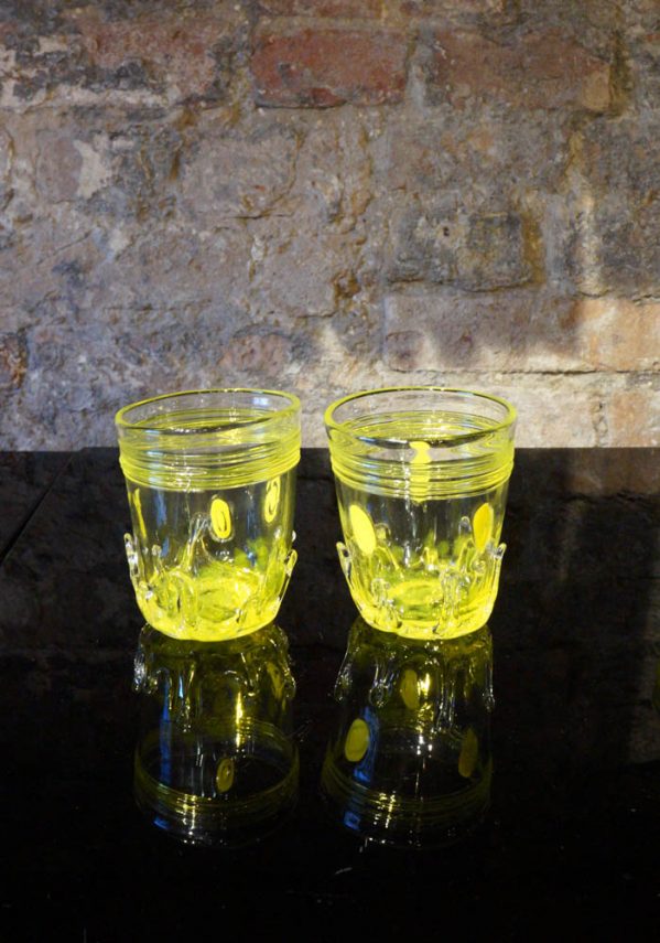 Caribe - Set Di 6 Bicchieri Murano - Goto De Fornasa - Made Murano Glass