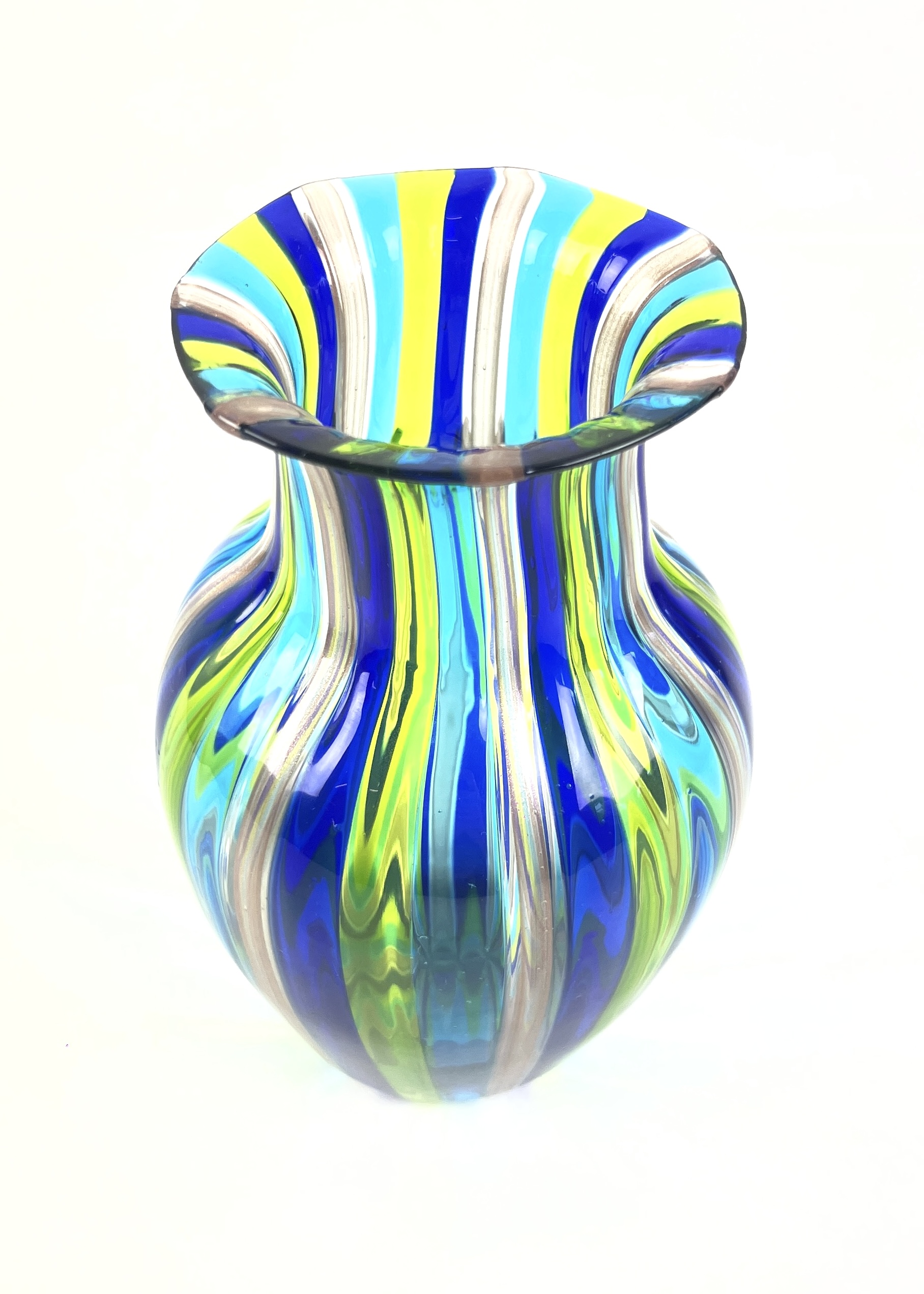 Dissette - Multicolored Murano Glass Vase 