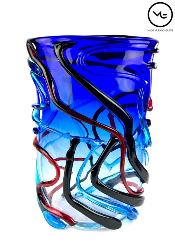 Labyrinth - Fili Vase - Made Murano Glass