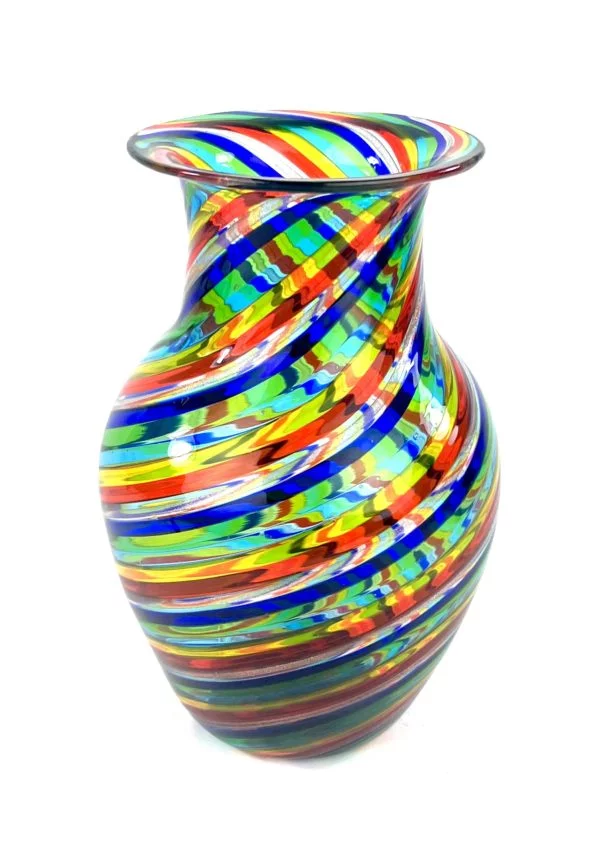 Dissette - Multicolored Murano Glass Vase "Arkel"