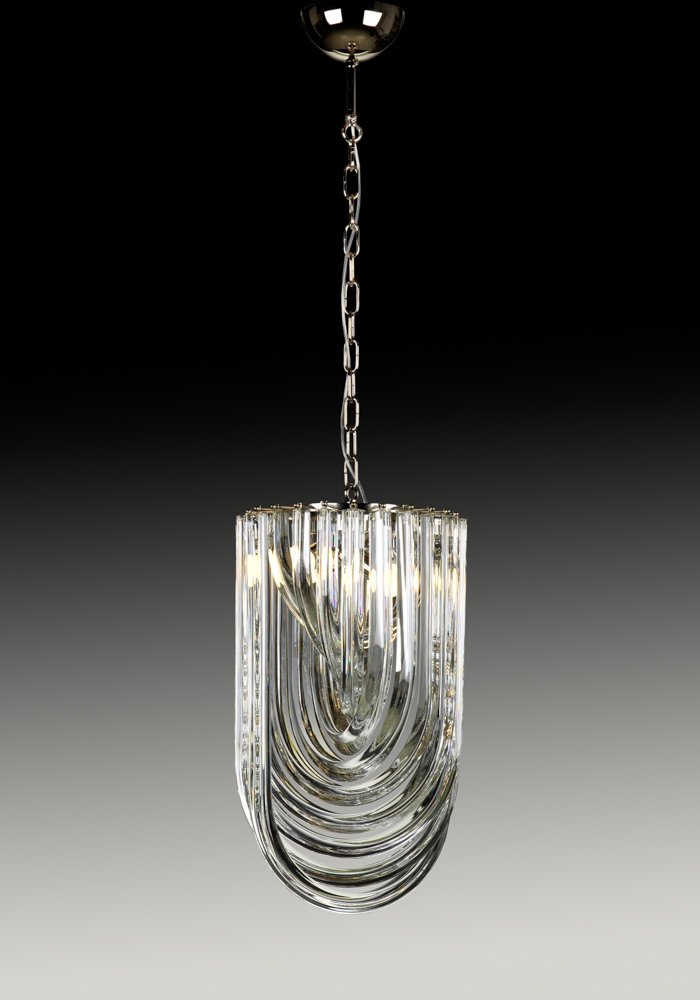 Gran Canal - Made Murano Glass Chandelier Curve