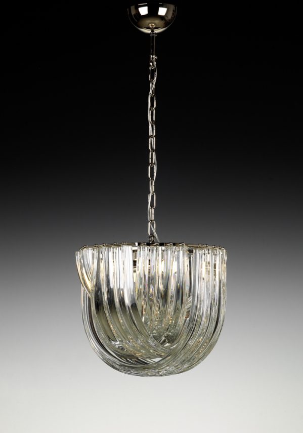 Canal - Made Murano Glass Chandelier Curve