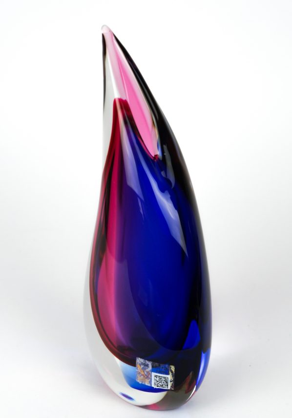 Sofia - Sommerso Vase - Made Murano Glass