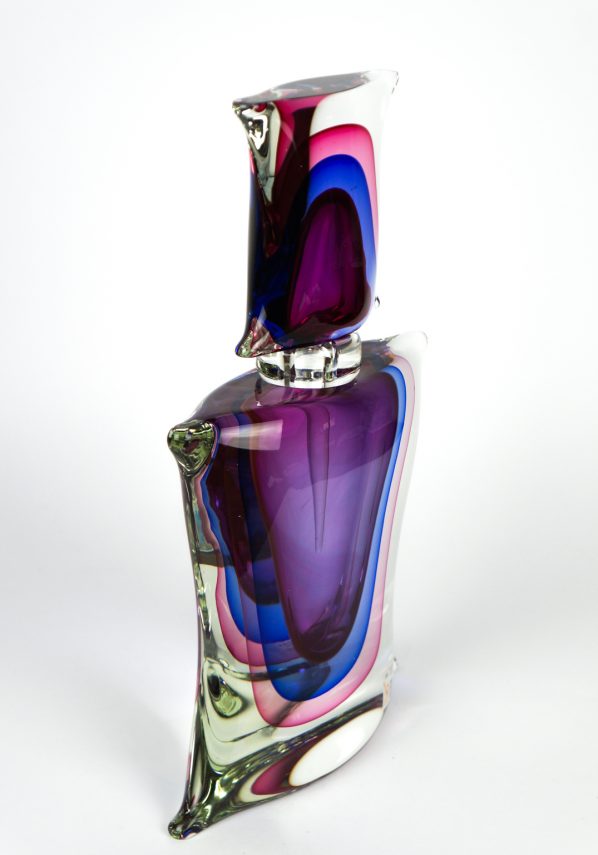 Bottiglia Con Tappo Sommerso - Made Murano Glass