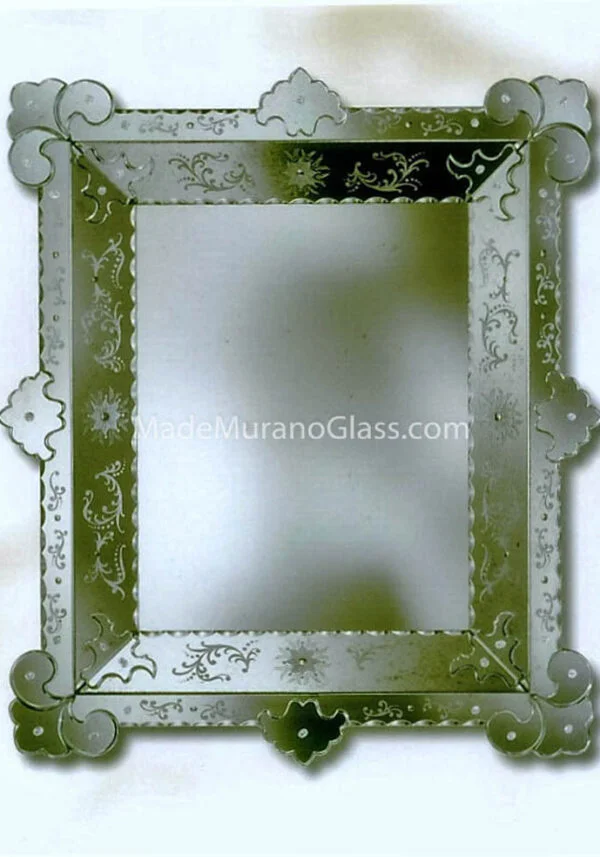 Venetian Glass Mirror - Giardini - Murano Glass