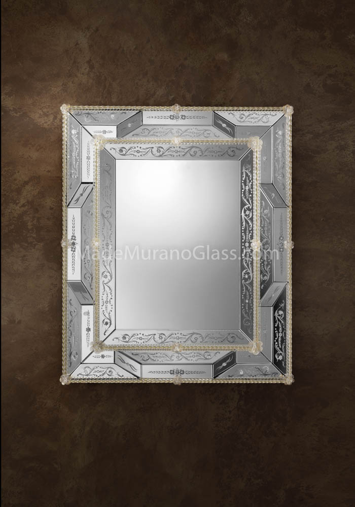 Celestia - Specchio Di Murano Vetro Artistico