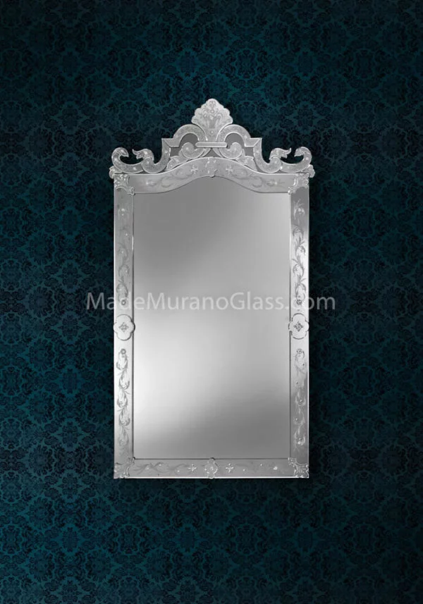 Venetian Glass Mirror - Venier - Murano Art