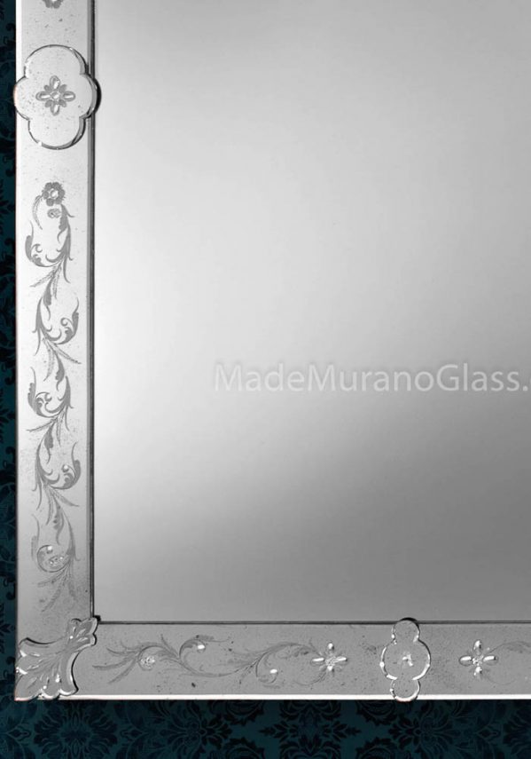 Venetian Glass Mirror - Venier - Murano Art