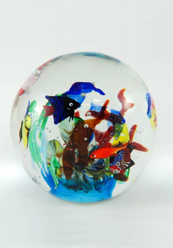 Murano Glass Aquarium Ball - Venetian Glass