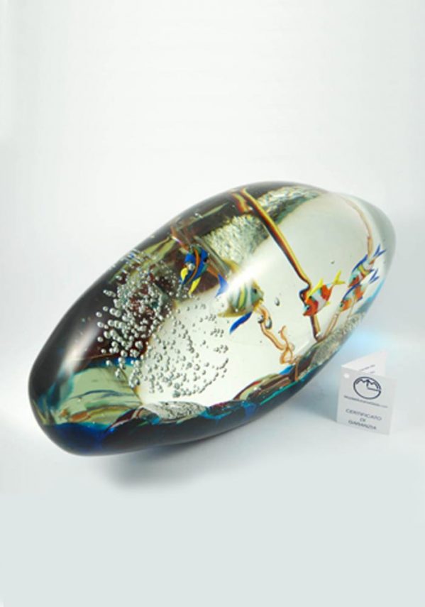 Sculpture Aquarium Big Rock - Venetian Glass