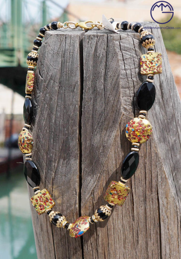 Miami - Venetian Glass Jewellery - Necklace In Murano Glass