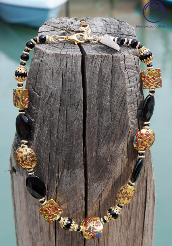 Miami - Venetian Glass Jewellery - Necklace In Murano Glass