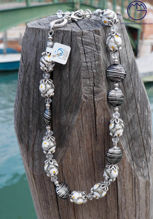 Silver murano glass shop beads