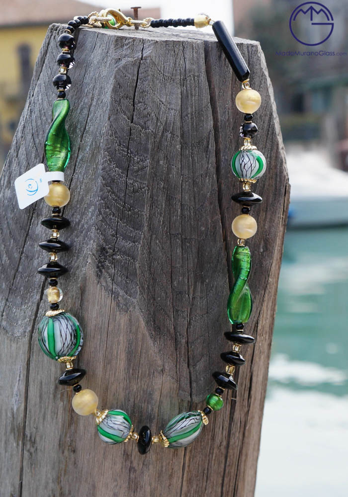 Venetian Glass Jewellery - Necklace In Murano Glass