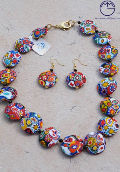 Necklace And Earrings – Murano Glass Jewellery