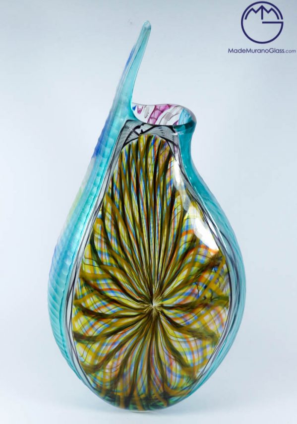 Amelia - Exclusive Venetian Glass Vase Engraved