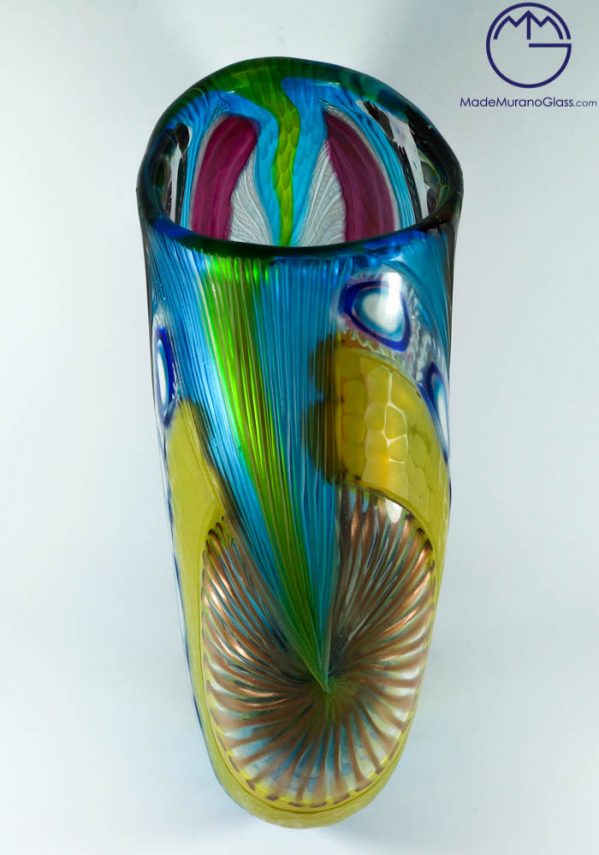 Tracy - Exclusive Venetian Glass Vase Engraved