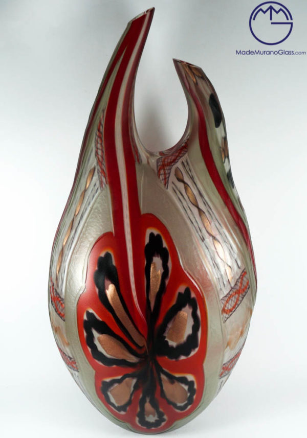 Avan - Exclusive Venetian Glass Vase Engraved