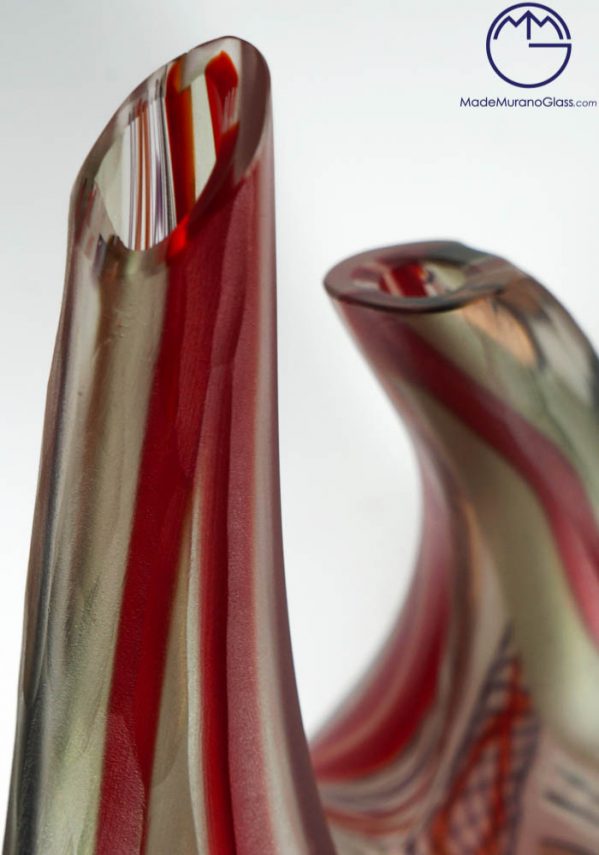 Avan - Exclusive Venetian Glass Vase Engraved