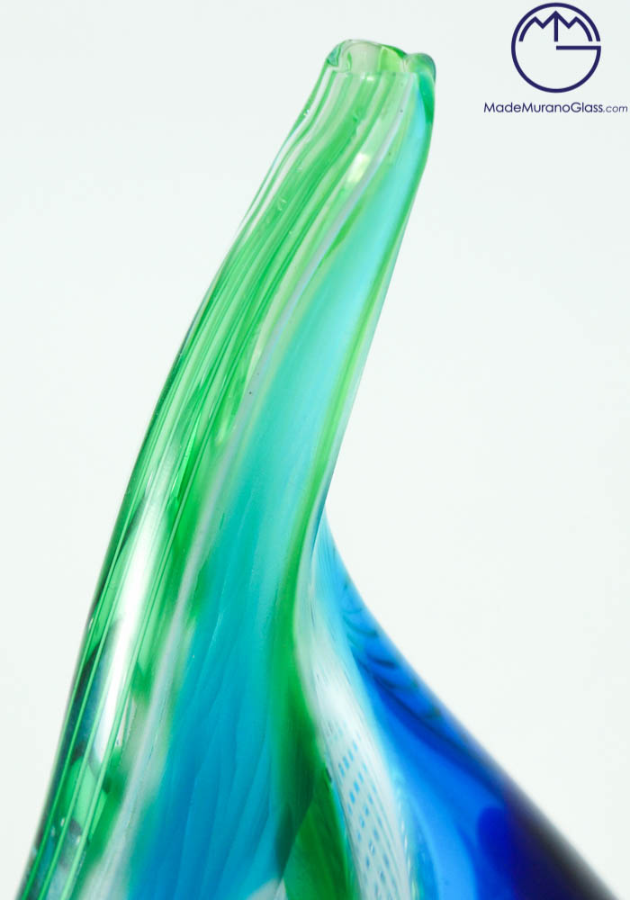 Esio - Exclusive Venetian Glass Vase Engraved