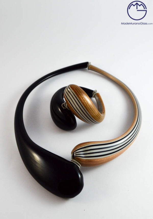 Panama - Necklace And Bracelet In Murano Glass - Venetian Glass Jewellery