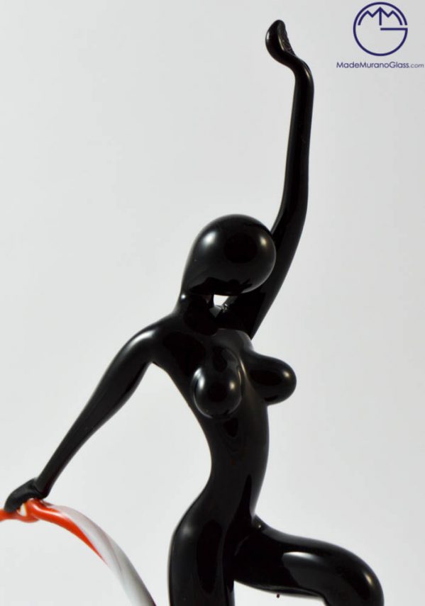 Figurine Gymnast With Circle - Venetian Glass
