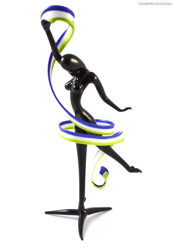 Figurine Gymnast With Tape - Murano Collection