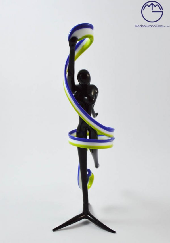 Figurine Gymnast With Tape - Murano Collection