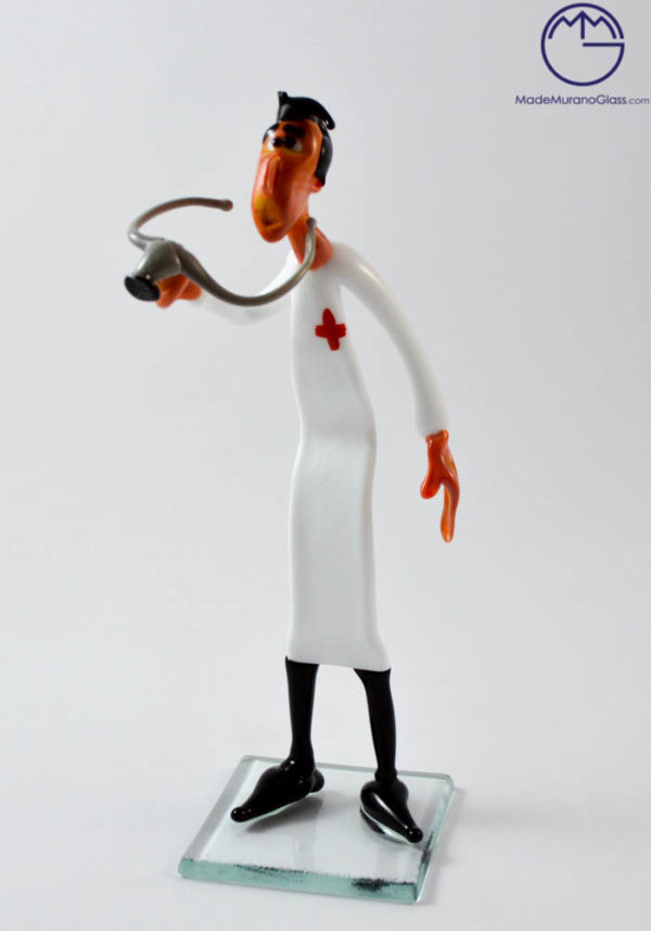 Murano Glass Figurines - Doctor - Murano Art