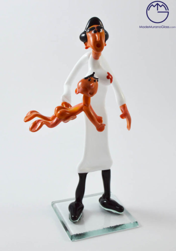Murano Glass Figurines - Pediatrician - Murano Collection