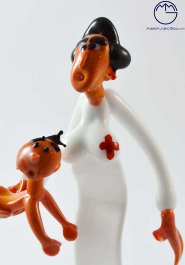 Murano Glass Figurines - Pediatrician - Murano Collection