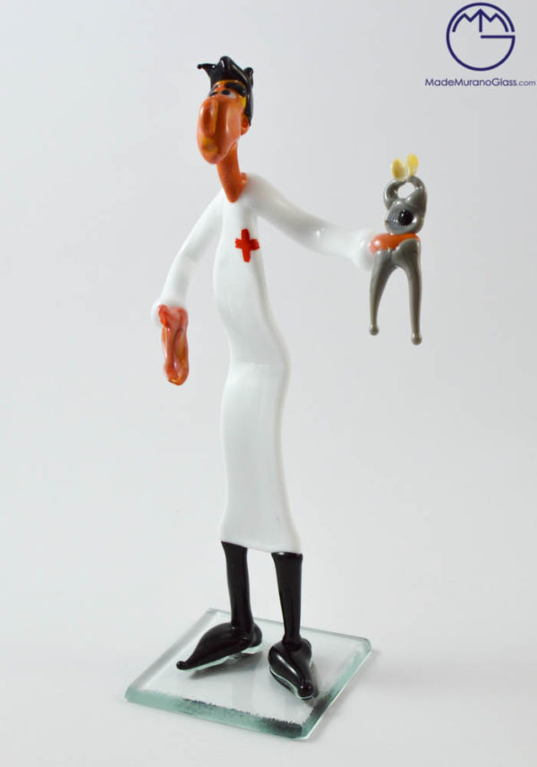 Murano Glass Figurines - Dentist - Murano Art Glass
