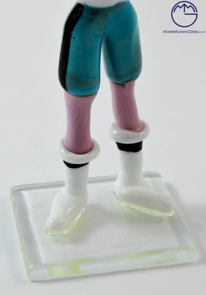 Murano Glass Figurines - Tennis Player - Murano Art