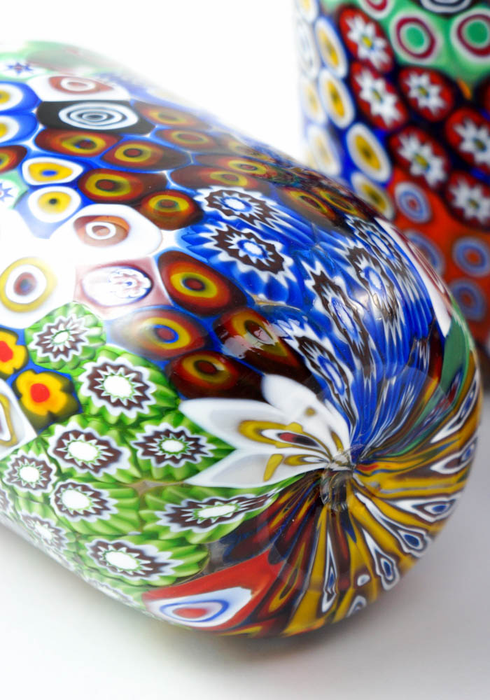 MURANO ムラノ ミルフィオリ グラス Amazon | GlassOfVenice ムラーノ ドリンクグラス ブルー