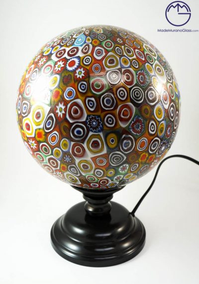 Iowa - Venetian Glass Lamps With Murrina Millefiori And Gold 24 Carats - Murano Glass