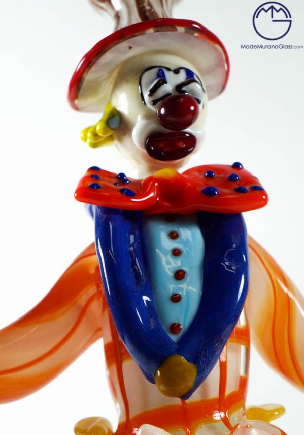 Murano Glass Juggler Clown - Murano Glass Figurines