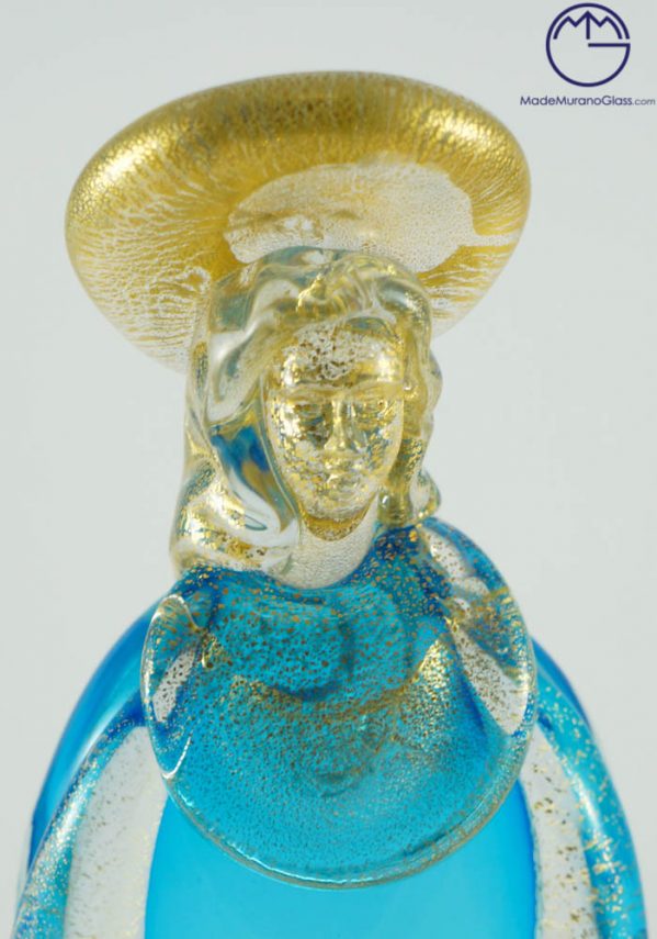 Venetian Glass “VIRGIN Mary“ - Murano Art Glass