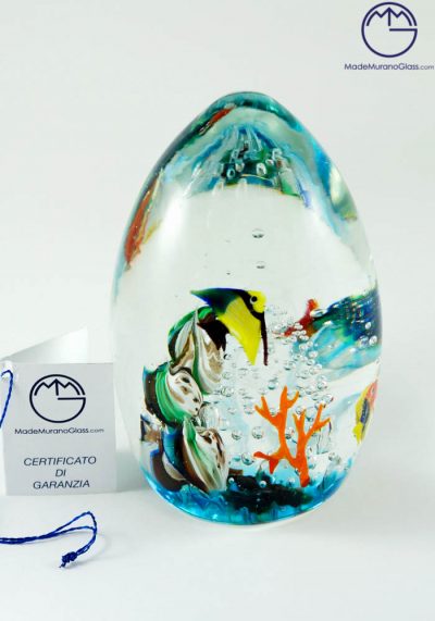 Murano Glass Aquarium Egg – Murano Collection