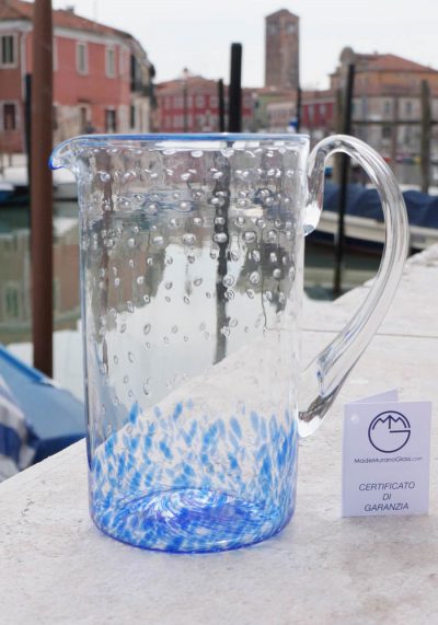 Venetian Glass Jug For Water Or Wine – Murano Glass