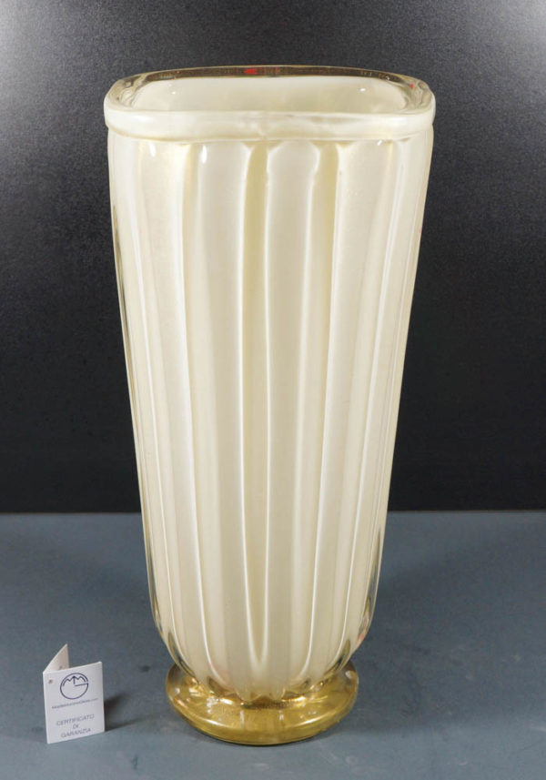 Montana - White Vase White And Gold 24 Carats
