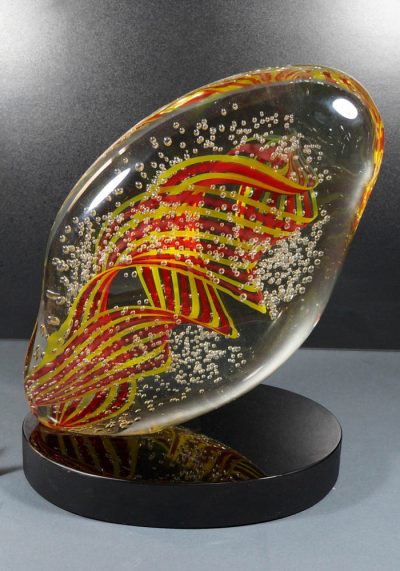 Murano Glass Stone Sculpture – Venetian Glass