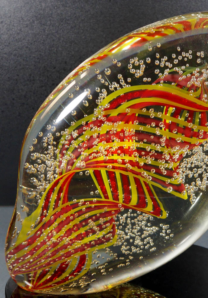 Murano Glass Stone Sculpture Glass Made Murano Glass