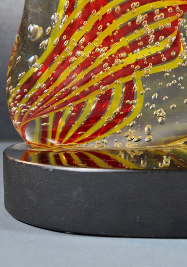 Murano Glass Stone Sculpture - Venetian Glass