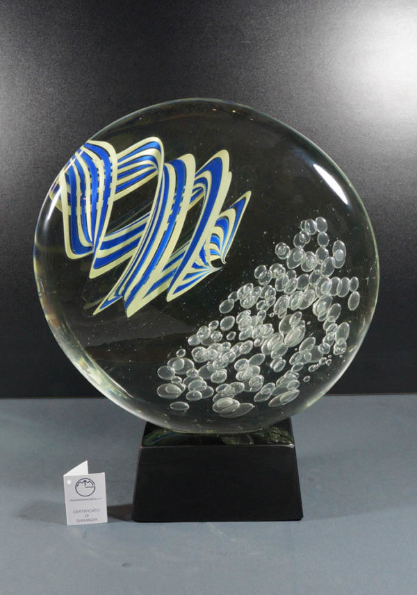 Murano Glass Round - Stone Sculpture