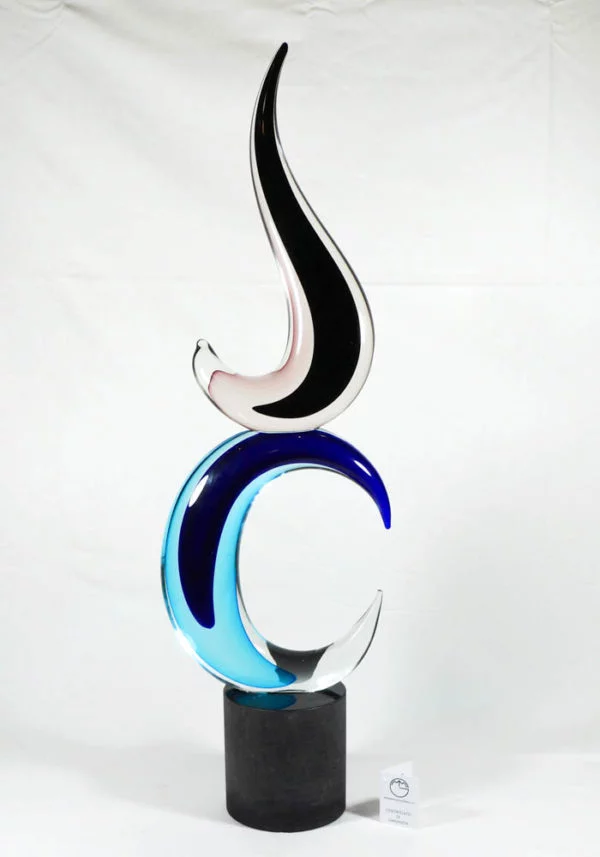 Victoria - Murano Glass Abstract Sculpture - Murano Art Glass