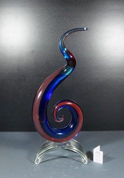 Murano Glass Abstract Sculpture – Alberto Donà Master